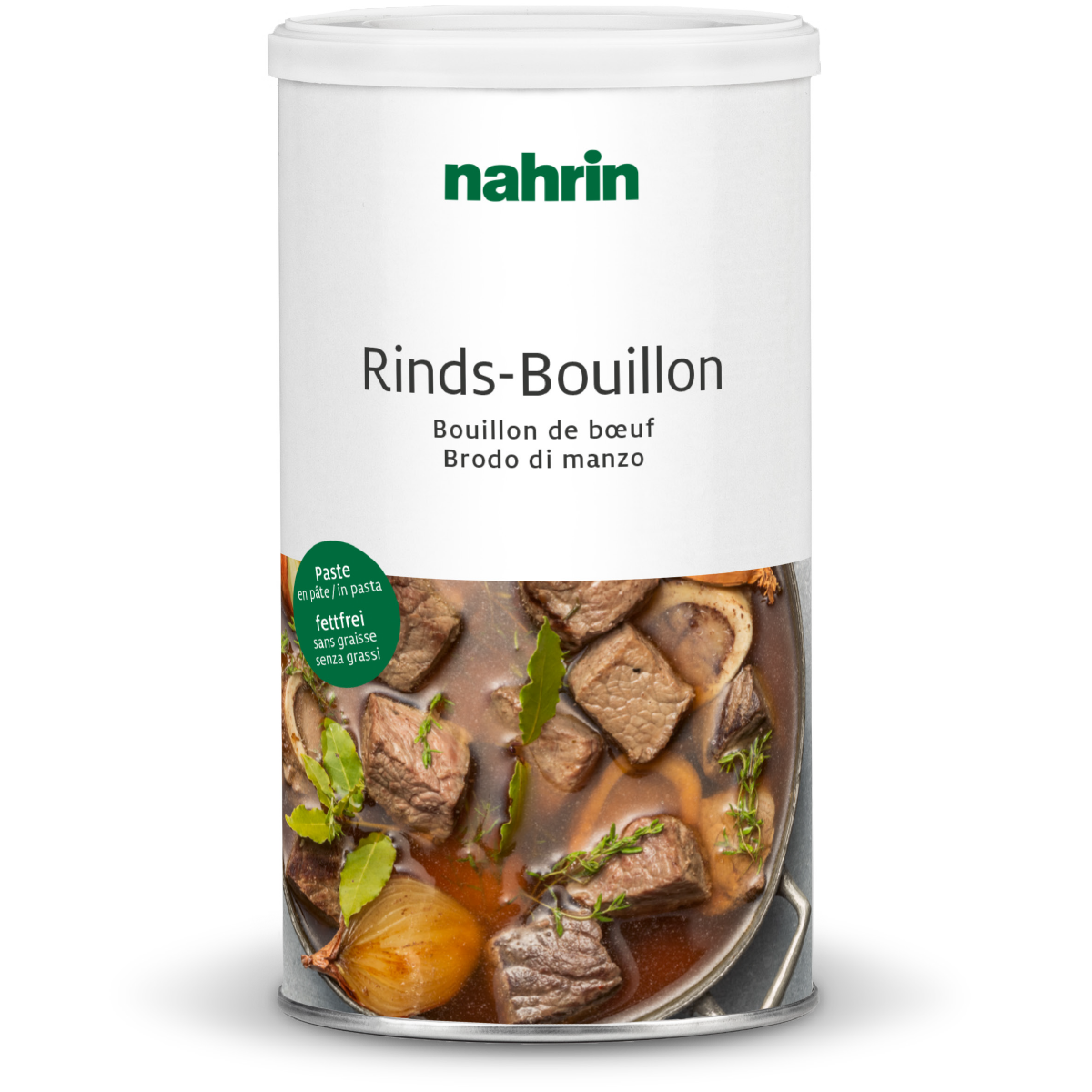 Bouillon de boeuf, sans graisse