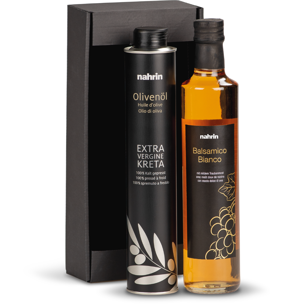 Duo Olivenöl/Balsamico Bianco