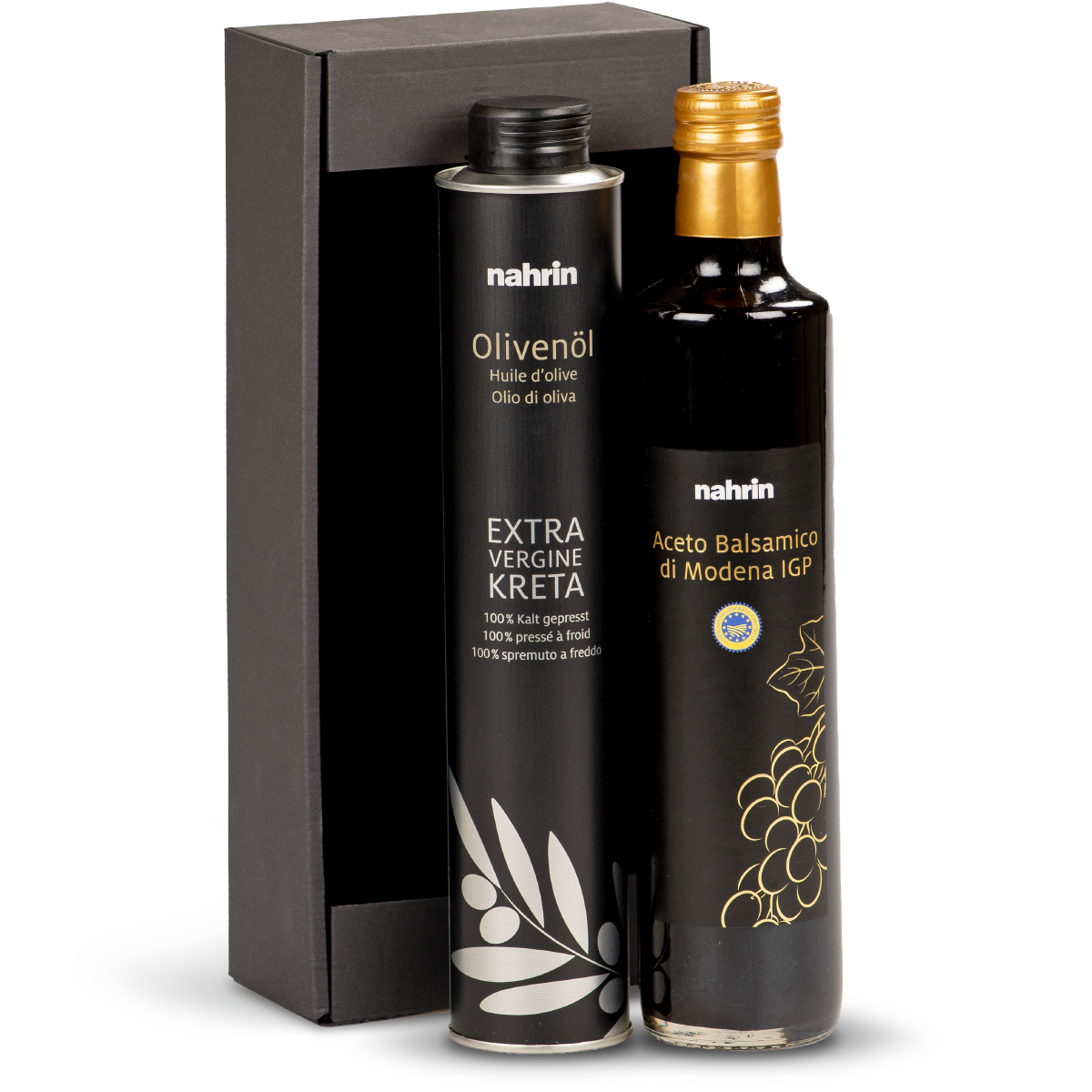 Duo Olivenöl/Aceto Balsamico