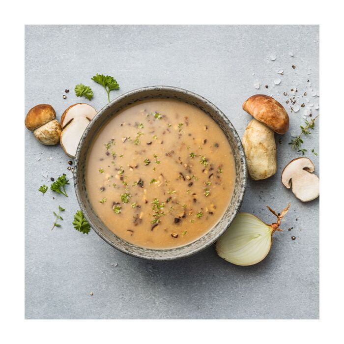 Steinpilzcrème-Suppe